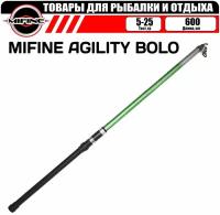 Удилище рыболовоное MIFINE AGILITY BOLO С,К 6.0м (5-25гр), удочка для рыбалки, удилище телескопическое