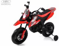 RiverToys Детский электромотоцикл P444PP (S317) красный