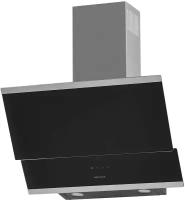 Наклонная вытяжка Krona Irma sensor 600, цвет корпуса inox/black, цвет окантовки/панели черный