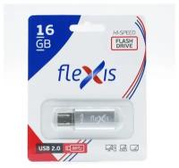 USB флешка 16Gb Flexis RB-108 grey USB 2.0