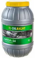 Смазка Литол-24 OILRIGHT 100гр/ 160гр/ 250гр/ 360гр/ 800гр/ 2кг Масса 360 гр