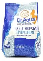 Соль для ванн Dr.Aqua морская природная 1000 г 1 шт