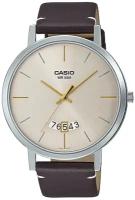 Наручные часы CASIO Collection MTP-B100L-9E, черный, бежевый