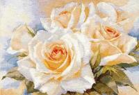 Набор для вышивания Алиса "Белые розы" 40х27 см