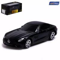 Машина металлическая MERCEDES AMG GT S, 1:64, цвет чёрный матовый