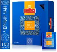 Чай черный в пакетиках Riston Ceylon Elite, 100 шт, 200 г