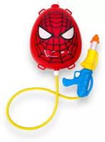 Водный пистолет с рюкзаком детский Человек-паук