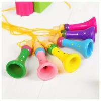 Музыкальная игрушка "Дудочка на верёвочке", цвета микс