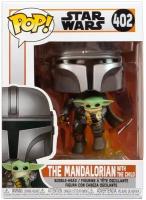 Фигурка Funko POP! Star Wars. The Mandalorian: The Mandalorian with The Child (Flying)