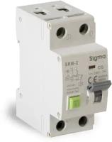 Дифференциальный автомат AC 2P 30mA 6kA 6A SIGMA ELEKTRIK