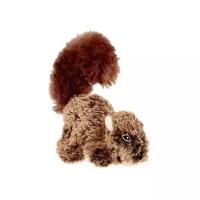 Игрушка для собак GiGwi Plush Friendz Белка (75308), коричневый, 1шт