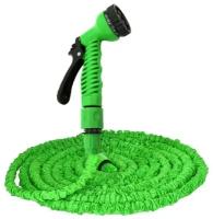 Комплект для полива XHOSE Magic Hose (с распылителем), 15 м зеленый