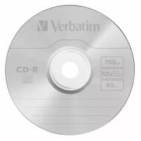 Диск CD-R Verbatim 700Mb 52x DataLife+ Jewel Case (10шт) (43327)