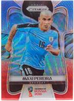 Коллекционная карточка Panini Prizm FIFA World Cup Russia 2018 #216 Maxi Pereira - Blue Red Wave S0186