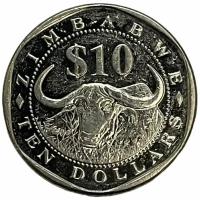 Зимбабве 10 долларов 2003 г. (2)