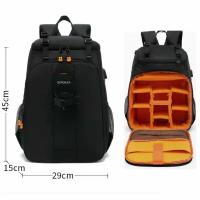 Рюкзак, фото-рюкзак 15.6", с универсальными перегородками для квадрокоптера и фотокамер LITE BACKPACK DJI/gopro/sony/