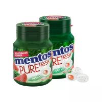 Жевательная резинка Mentos Pure Fresh вкус Арбуз, 2 шт по 54 г