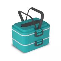 Термоконтейнер BEKKER BK-4367 - LUNCH BOX, 2*750 мл