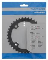 Звезда передняя Shimano FC-M590/T4010: Deore 36T, цвет черный