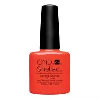 CND Гель-лак Shellac Paradise, 7.3 мл, Electric Orange