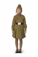 Детский костюм солдатки хаки Pobeda-04