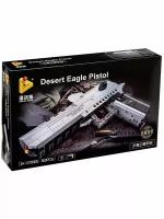 Детский пистолет "Desert Eagle Пустынный орел" с пульками 500 шариков в комплекте