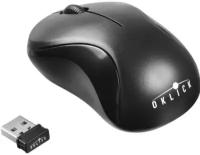 Мышь оклик Oklick 605SW черный беспроводная USB (384108)