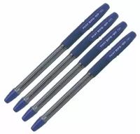 Набор ручек шариковых Pilot BPS-GP, резин упор, 1.0мм, масляная основа, чернила синие 4шт 4825379