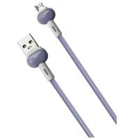 Кабель Redline Candy, micro USB (m) - USB (m), 1м, 2A, фиолетовый [ут000021987]