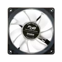 Zalman ZM-F1 FDB, 80x80x25мм, 23dBA, 3-pin, 2000 об/мин., прозрачные лопасти