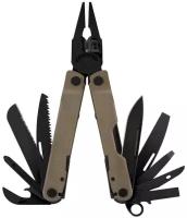 Мультитул Leatherman REBAR Сoyote, коричневый с нейлоновым чехлом