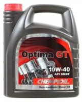 CHEMPIOIL 10W-40 Optima Gt Sn/Cf, A3/B4, 4Л (Полусинт. Мотор. Масло)