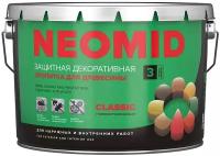 Защитная декоративная пропитка для древесины NEOMID BiO COLOR Classic - 2.7 л. Орех