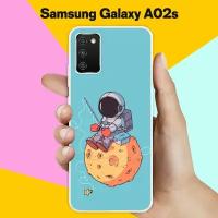 Силиконовый чехол на Samsung Galaxy A02s Рыбалка / для Самсунг Галакси А02с