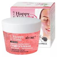 Витэкс HAPPY TIME маска-антистресс гидрогелевая ночнас муцином улитки/розовым гибискусом д/лица 90мл