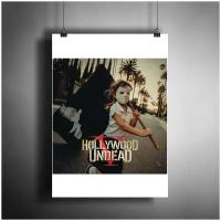 Постер плакат для интерьера "Музыка: Американская рок-группа Hollywood Undead"/ Декор дома, офиса, комнаты A3 (297 x 420 мм)