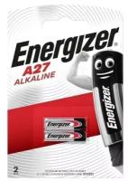 Батарейка Energizer 27A Alkaline A27 12v BL2, 2шт