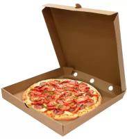 Упаковка картонная для пиццы 400х400х40мм целлюлозная крафт уп/10шт