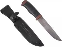 Туристический Нож "Лиса" (нержавеющая дамасская сталь, кожа-текст.)