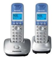 Р/Телефон Dect Panasonic KX-TG2512RUS серебристый (труб. в компл:2шт) АОН