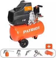 Компрессор Patriot EURO 24-240 K + набор пневиоинструмента KIT 5В, 525306366