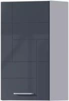 Шкаф навесной Неаполь OBI 68х40 см черный фасад