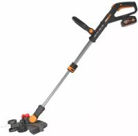 Триммер аккумуляторный бесщёточный WORX WG173E, 20В, 33см, 4Ач х1, ЗУ 2А, коробка