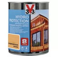 Пропитка V33 антисептик для усиленной защиты дерева Hydro Protection скандинавская сосна 0.9 л