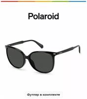 Солнцезащитные очки Polaroid Polaroid PLD 4125/G/S 807 M9 PLD 4125/G/S 807 M9, черный, серый
