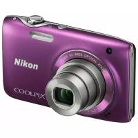 Фотоаппарат Nikon Coolpix S3100, фиолетовый