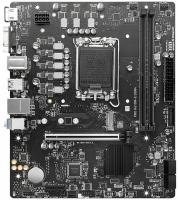 MSI PRO H610m-e DDR4 h610, Lga1700, 2 Ddr4, 1 PCI-Ex16, 1 PCI-Ex1, 1 M.2, 4 Sata3.0, 4 USB3.2Gen1