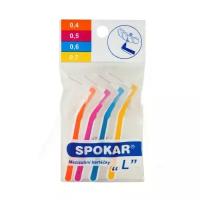 Interdental brushes "L" SPOKAR set 4. Набор Spokar интердентальных цилиндрических ершиков