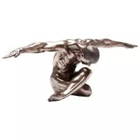 KARE Фигура декоративная Nude Man Bow, коллекция "Обнаженный человек наклоняющийся" 137*40*47, Полирезин, Бронза, Бронзовый