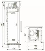 Морозильный шкаф Polair CB105-S